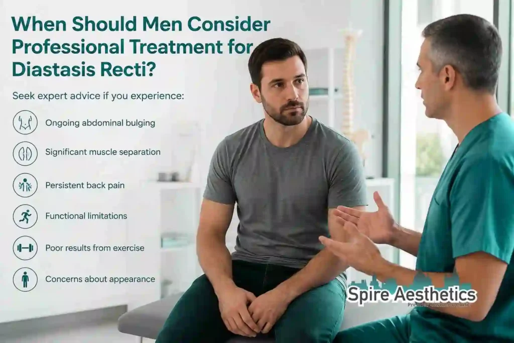 When Should Men Consider Professional Treatment for Diastasis Recti Chippenham?